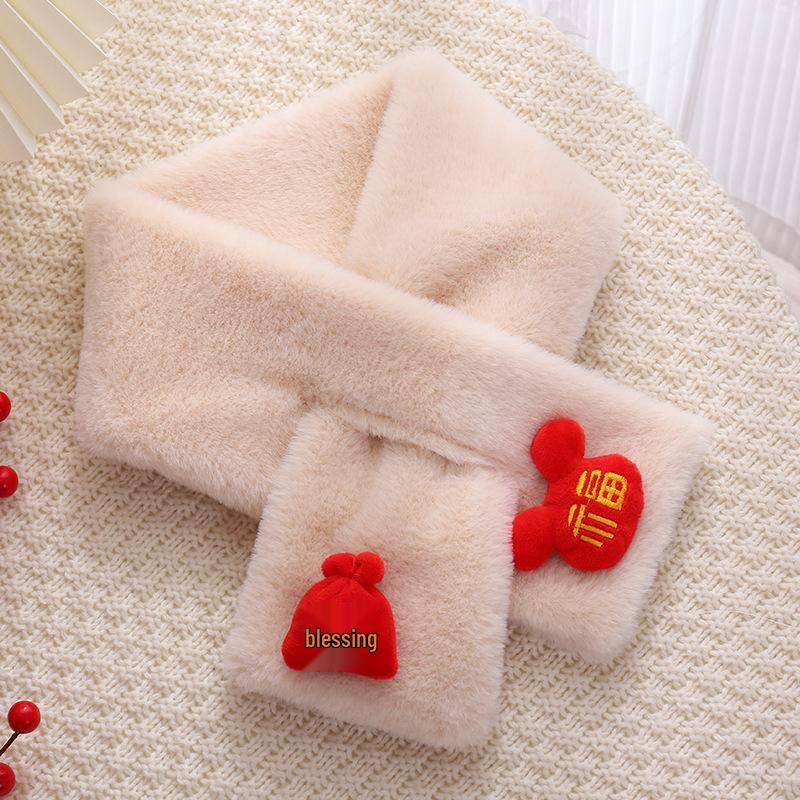 High-Quality Cute Parent-Child Winter Snood - Christmas & New Year Scarf for Women