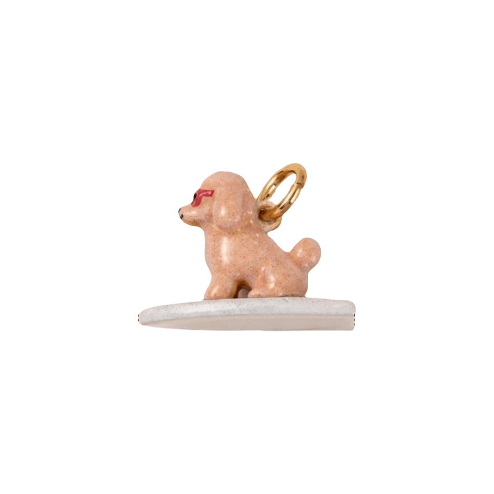 Enamel Jewelry Making Pendant Colorful Dog DIY Pendant Jewelry Accessories Puppy Charm  Vacation
