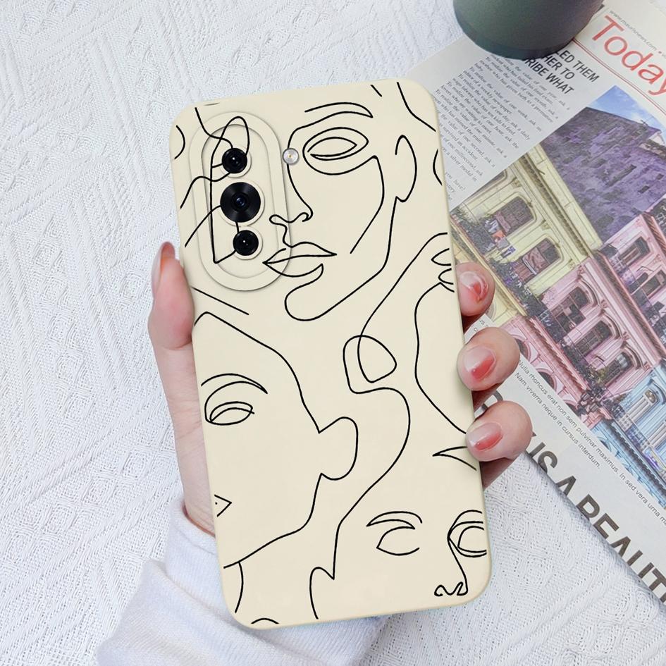 For Huawei P30 P40 Lite Nova 8i 6 7 9 10 11 Pro Y61 Phone Case Fashion Black White Soft Silicone Shockproof Cover Camera Protection For Huawei Bumper