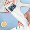 1 пара сине-белых керамических японских палочек для еды из костяного фарфора, длинные, для суши, бытовые