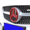 1Pcs Car Front Grille Badge Decal Cover Emblem for Mercedes Benz C E Class GLA GLK ML GLC GLE W204 W205 W210 W211 W212 W213