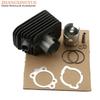 43mm 65cc Big Bore Cylinder Kit For Piaggio Ciao Boss 50 Boxer Grillo Si Bravo Ceao 50cc 10mm 2-Stroke Engine Parts