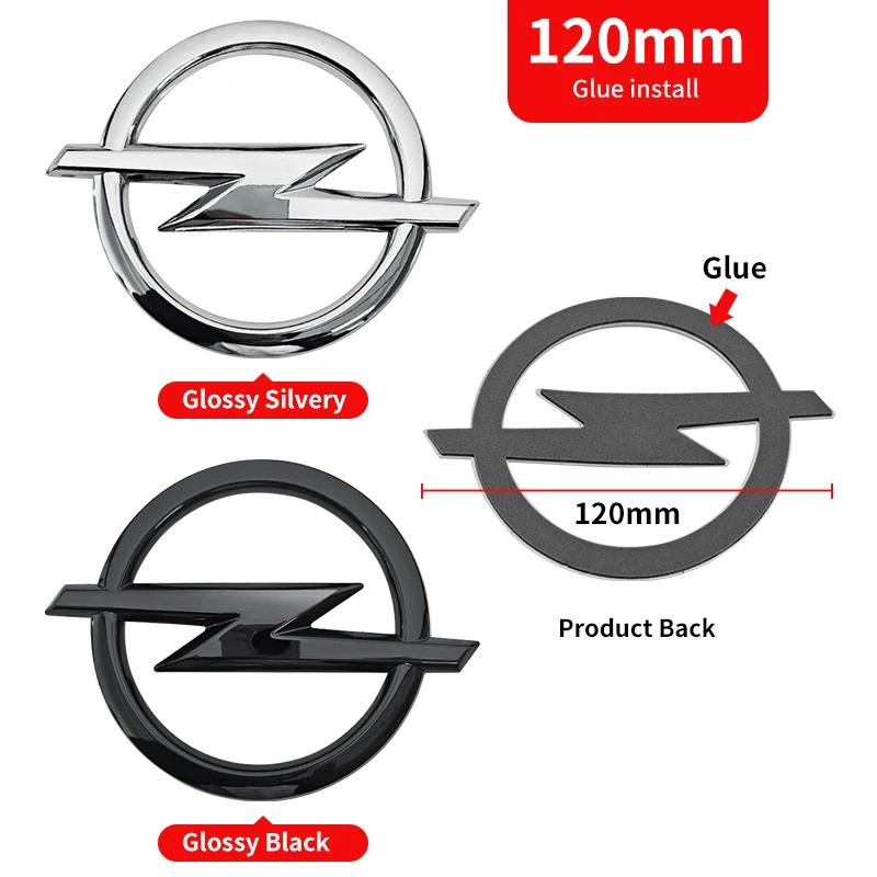 1pcs ABS For Opel Logo Emblem Badge Sticker Fit Car Front Grille Hood Bonnet Rear Trunk Bumper Astra Zafira Insignia Corsa H G
