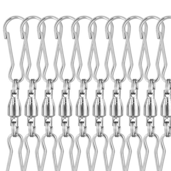 12 шт. вращающиеся зажимы с двойным зажимом, универсальные горшки для растений из нержавеющей стали, поворотные крючки для подвешивания ветроуказателя