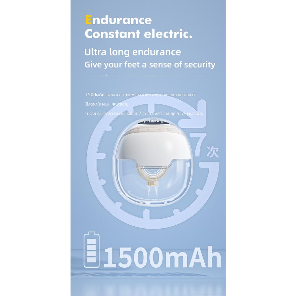 Medile Носимая электрическая молокоотсос Hand-free Невидимый многофункциональный портативный молокоотсос Товары для матерей и младенцев