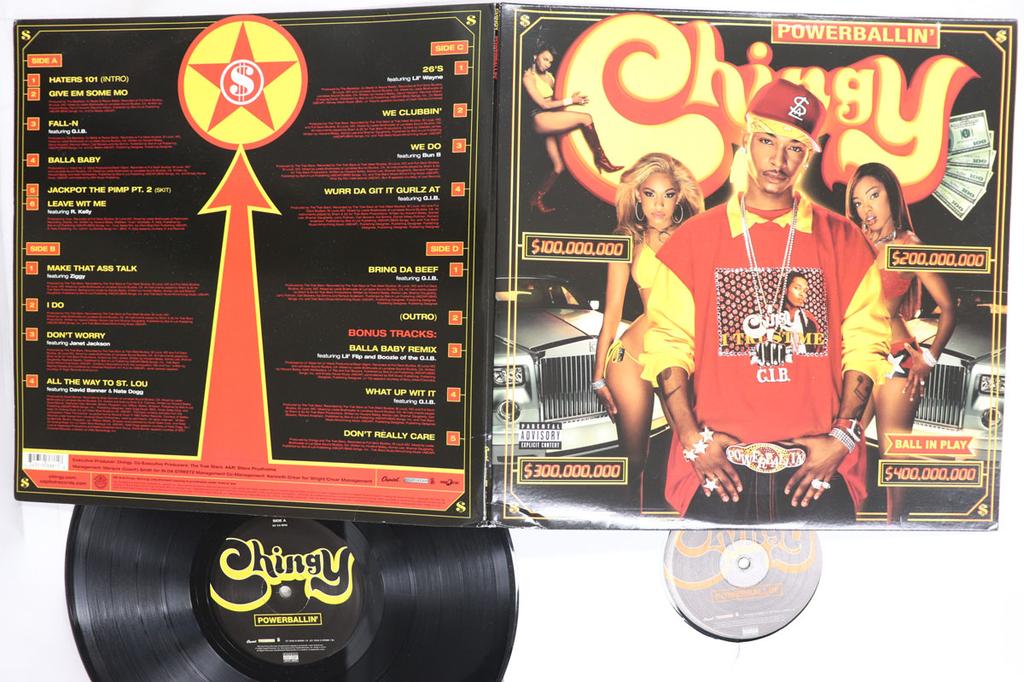 Виниловая пластинка CHINGY Powerballin C1724359768618 CAPITOL 2004 США Рэп Хип-Хоп R&B Б/у
