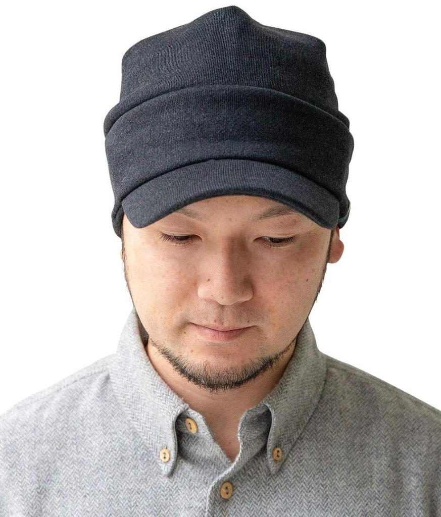 Sweatwork Casquette Hat Cap Large Size Tricolor Loose All Seasons M Circumference Approximately Charcoal [Nakota] Men's Women's (Head 55-58cm)