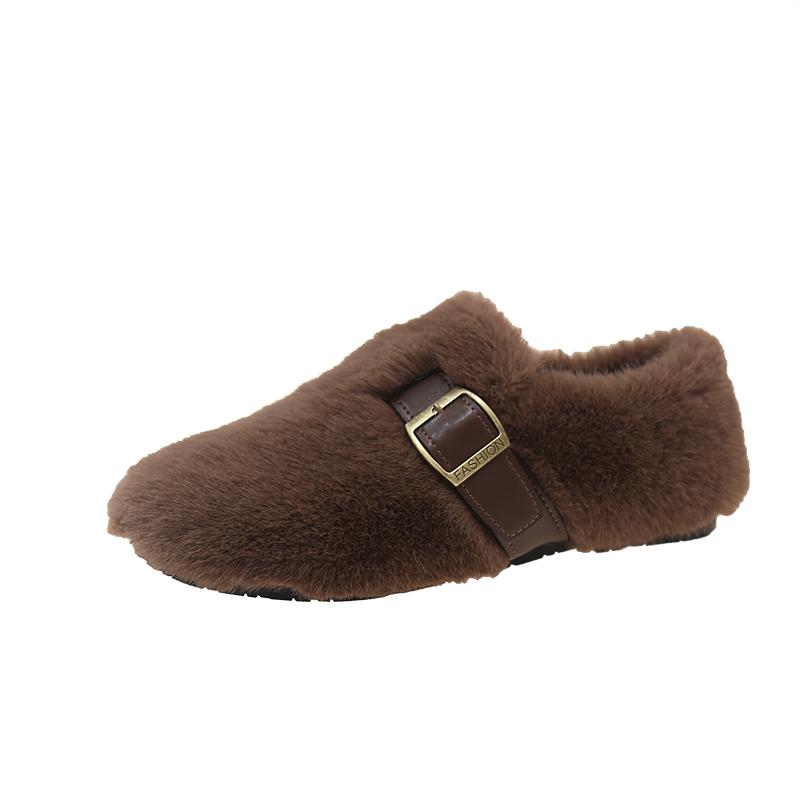 Модные женские повседневные кроссовки из искусственного меха, белые кожаные туфли, мокасины без застежек, меховые мягкие мокасины, новые зимние мягкие балетки