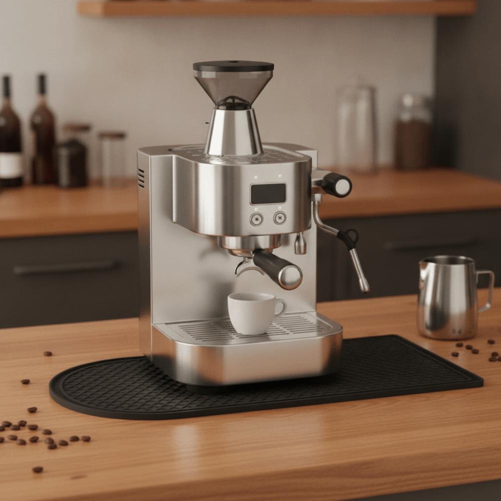 Non-slip Coffee Maker Tray Wear-resistant Coffee Bar Mat Practical Coffee Counter-top Pad Cafe