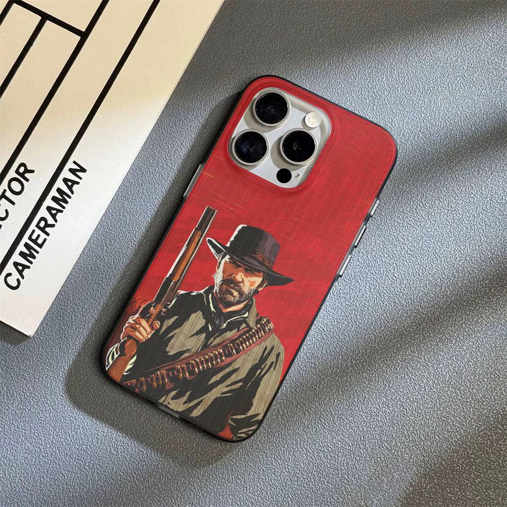 Чехол для телефона Red Dead Redemption RDR 2 для iPhone 17 16 15 11 12 13 14 Pro Max Мягкий гофрированный силиконовый чехол