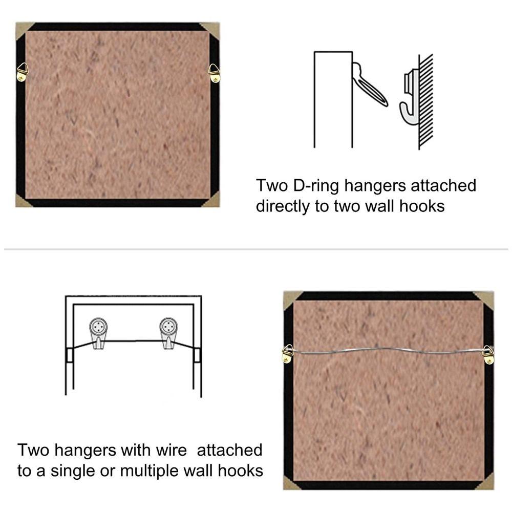 100Pcs/bag metal Photo Frame Clips Artwork Painting Fasteners Tool Frame Hardware Accessories