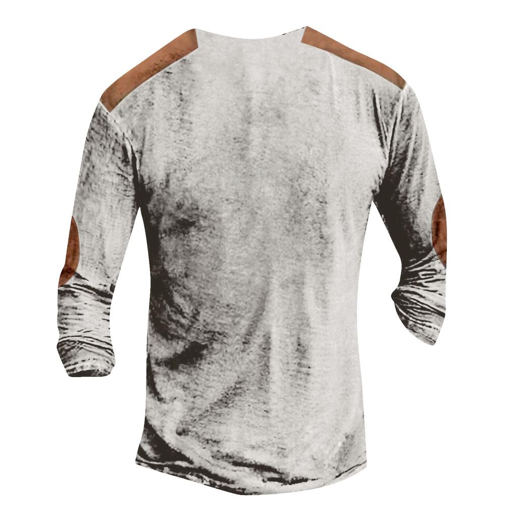 3D-свитер с цифровой печатью, Мужская уличная спортивная модная тенденция, планка с 7 пуговицами