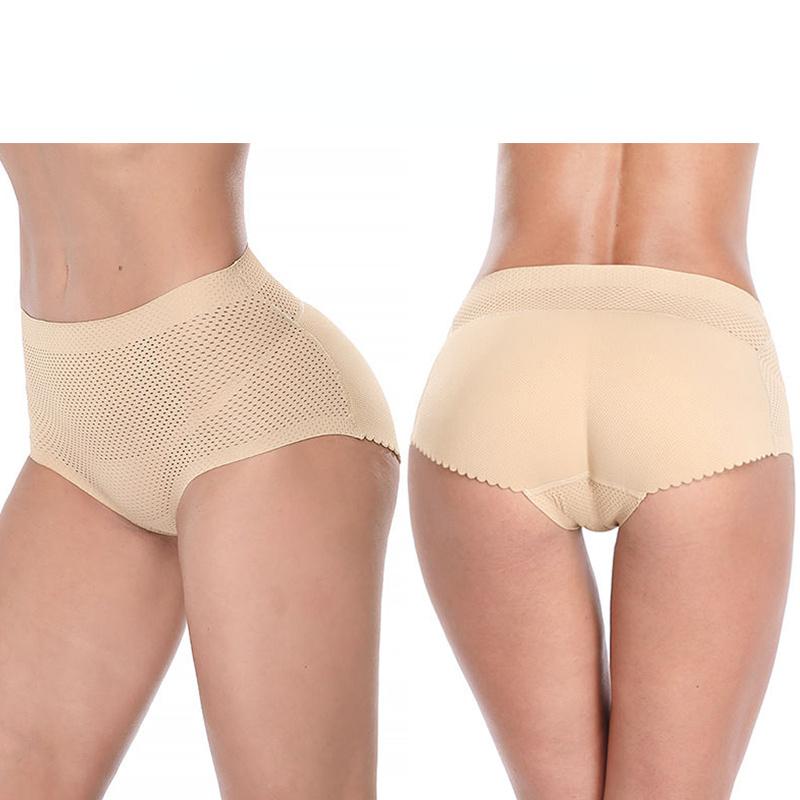 Women Padded Push Up Panties Butt Lifter Shaper Fake Ass Buttocks Hip Pads Invisible Control Panties Briefs Underwear Lingerie