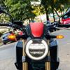 Совместимо с мотоциклетным ветровым стеклом Hon.da CB300R 2018-2022 WindScreen Aluminum Kit Deflector Black Red Silver CB 300R 300 R Accessories (красный)