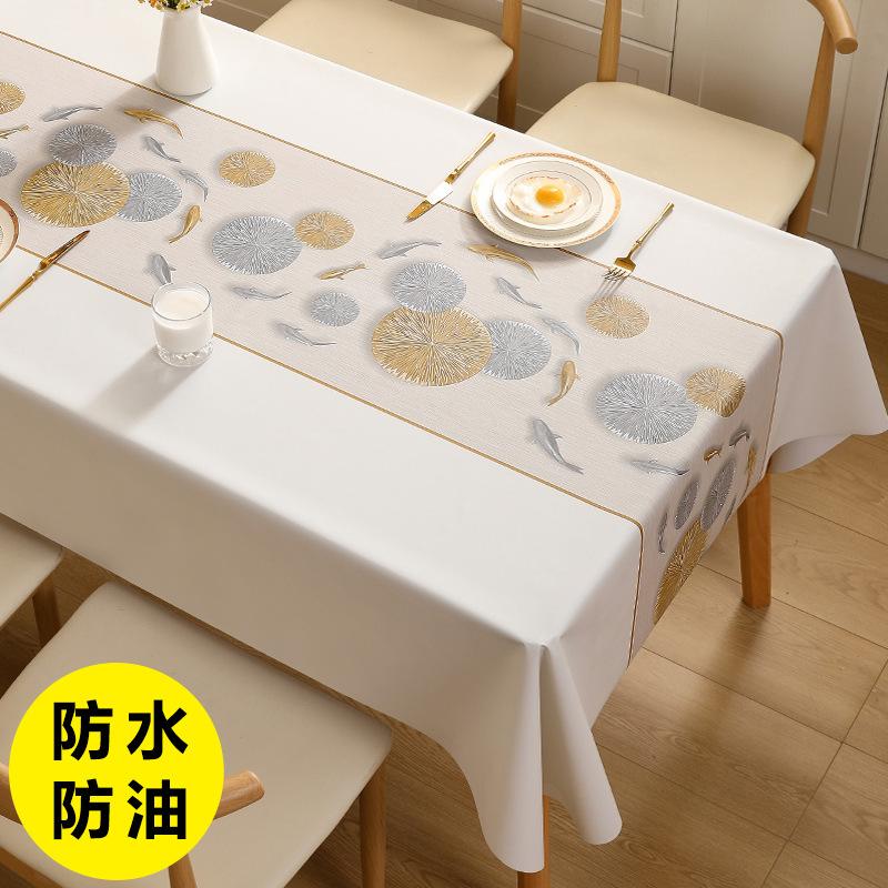 New Tablecloths Table Cloths Oil Resistant and Heat-resistant Can Be Wiped and Easily Maintained Used for Restaurants 90x150cm