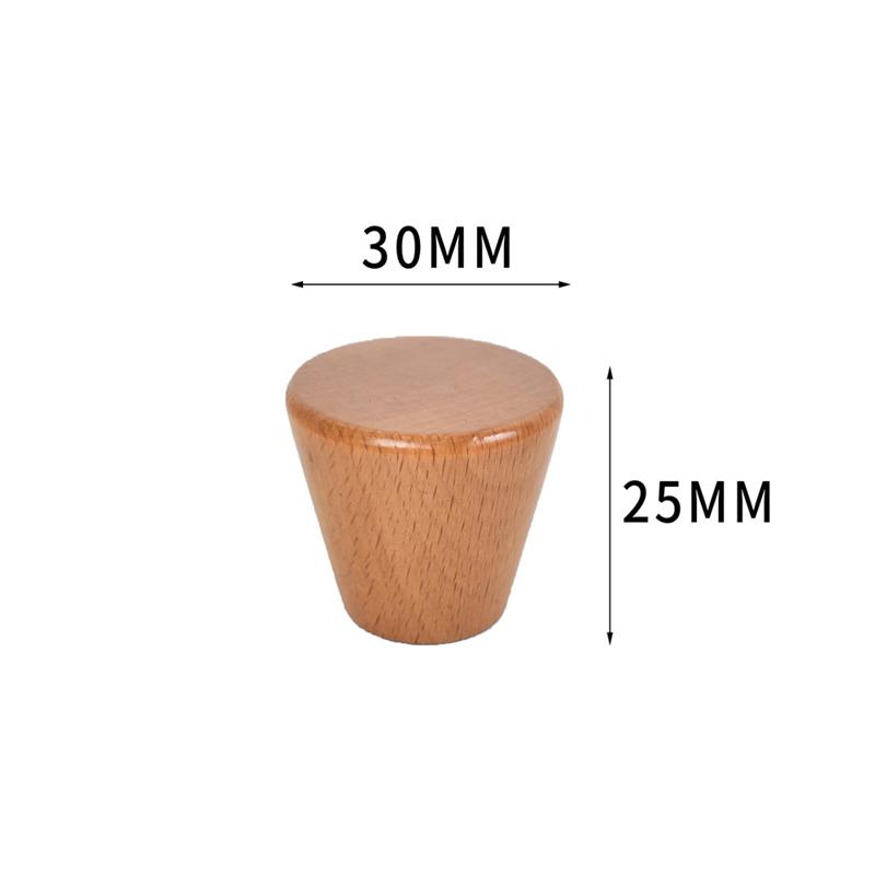 Wooden Furniture Handles Kitchen Cabinet Handle Drawer Solid Wood Knobs For Drawers Dresser Knobs Wardrobe Pull Hardware Handle
