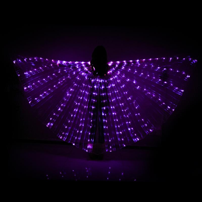 LED Cloak Glowing Wings Butterfly Dance Light Costume For Stage Performances Decoration Party Celebration Wedding Model Show