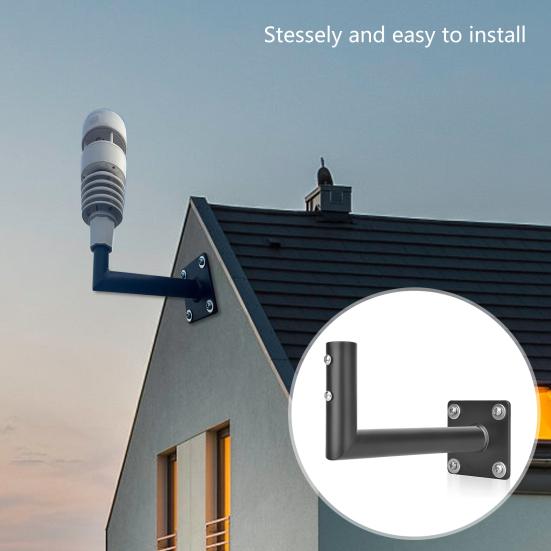 1 комплект крепления для флюгера, нержавеющая, высокая твердость, опора для L-образной трубки, стальной монтажный кронштейн для наружной телевизионной антенны, товары для дома