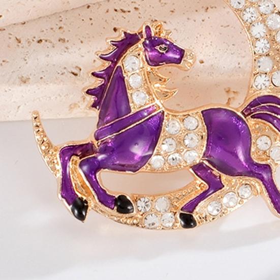 Шарм Лошадь на Китайский Новый год 2026 год Лошади Талисман Подвеска Счастливое Зодиакальное Животное Сплав