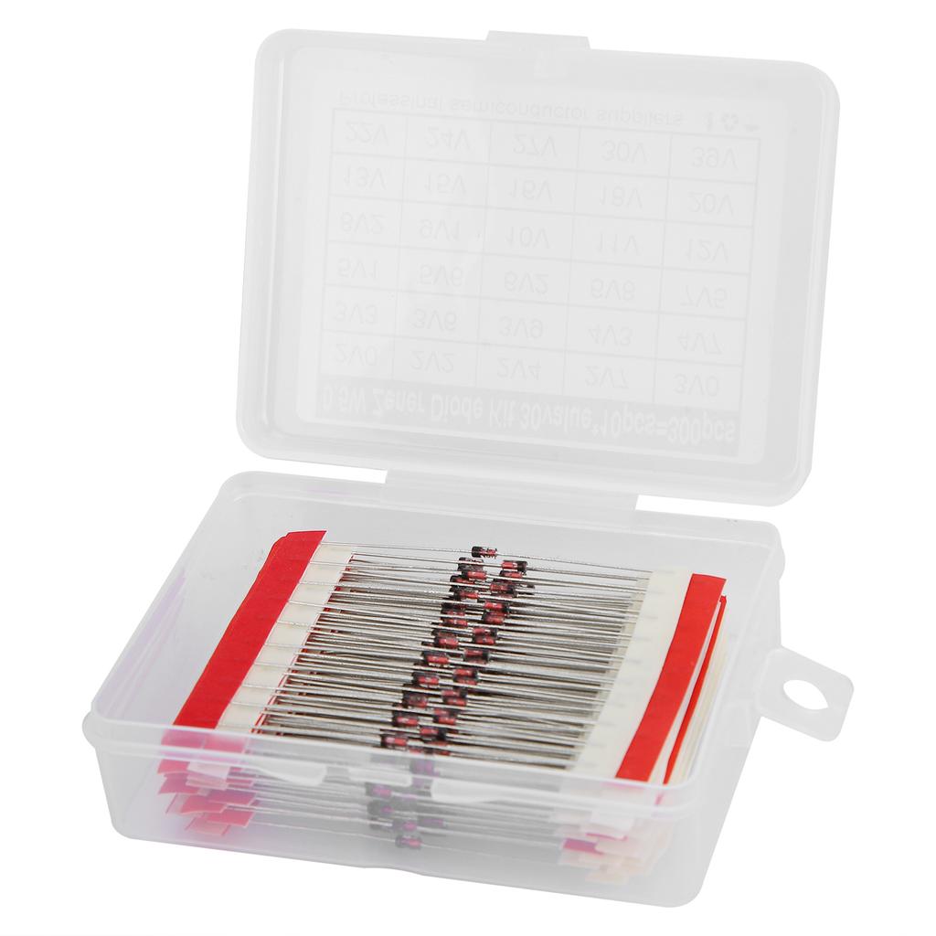 Набор диодов, 300 шт., набор стабилизирующих диодов с низким энергопотреблением для источников опорного напряжения