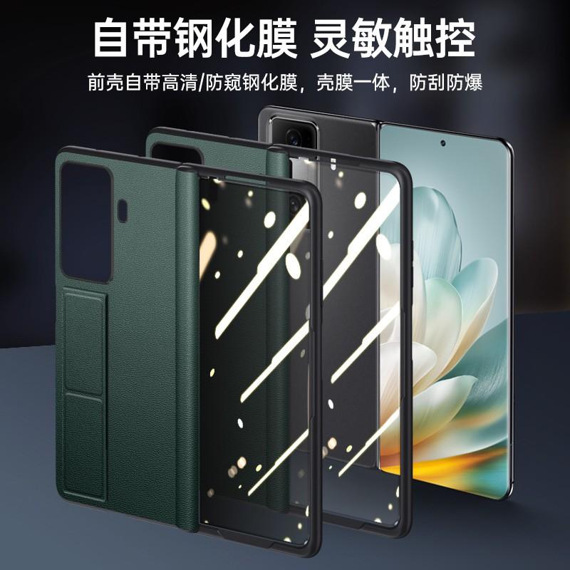Premium Nappa Leather Case Honor Magic Vs3 With Wrist Strap Kickstand Magnetic Drop Protection