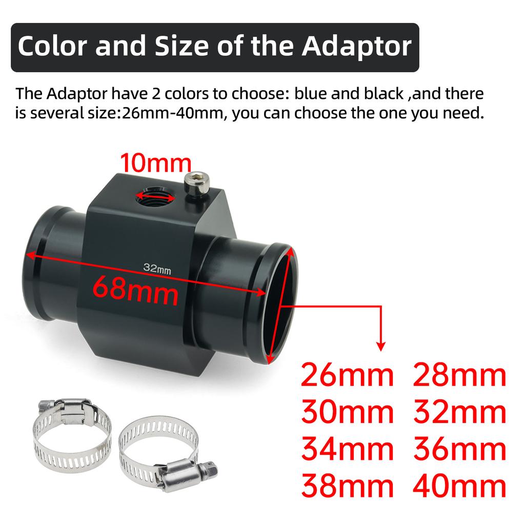 Цифровой 3 в 1 автомобильный датчик давления масла, температуры воды, вольтметр с адаптером 26~40(По желанию) Универсальный ЖК-дисплей 12В 24В