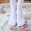 Girl Stretchy Meias Over The Knee High Socks Stockings Tights With Bows Thigh