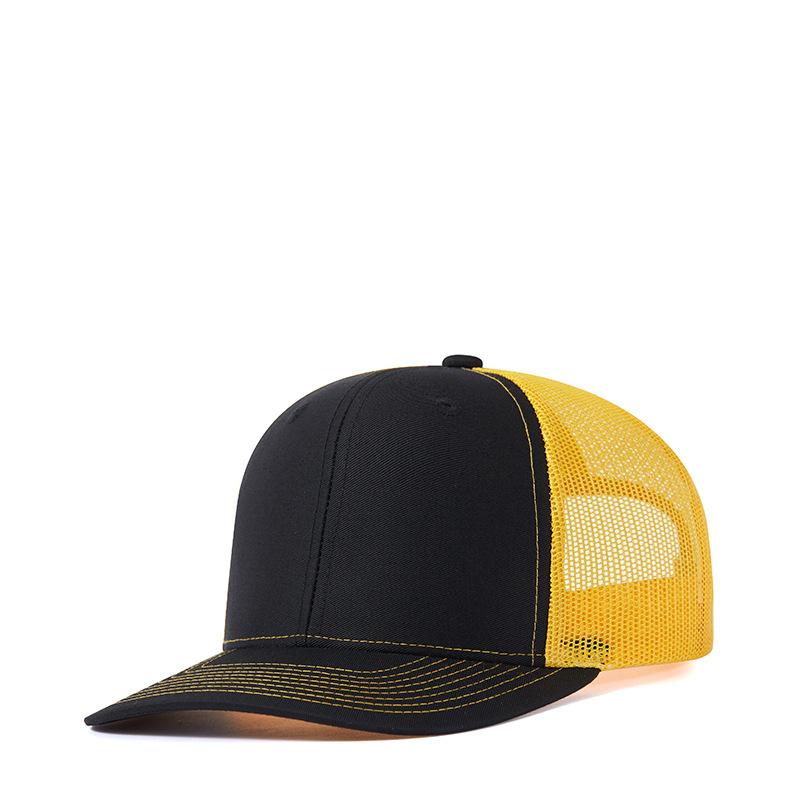 Custom Logo Animal Hunting Leather Patch Mesh Snapback Richardson 112 Trucker Hats Caps Duck Camo Trucker Hats
