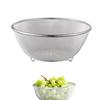 Doyeemei Stainless Steel Colander Colander Colander Drainer Oil Drainer Bowl Bowl 22cm Dishwasher Safe Flat Colander Vegetable Cooking Utensil