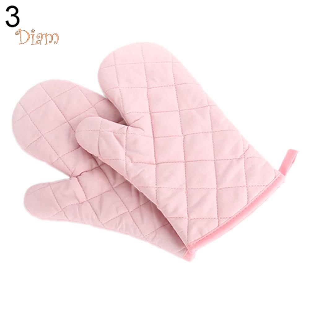 Tenfyer Cotton Oven Mitt Heat Proof Resistant Protector Kitchen Cooking Pot Holder Glove