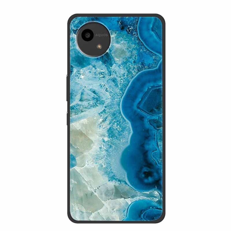 Чехол для SHARP AQUOS WISH4 Мраморный ТПУ Мягкий Силиконовый Задний Чехол SharpSmartphones SH-52E Чехлы для Телефонов Защитный Покрашенный Микой Capa