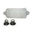 Car Windshield Cover Car Sun Shade Front Auto Visor Snow Ice Shield Dust Protector Heating Silver Suckers Mounted Auto
