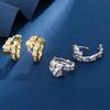 2023 Stylish Snake-Shaped Zircon Earrings: High-End, Luxurious Design for Women