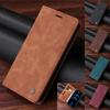 Retro Matte Luxury Flip Wallet Case For Xiaomi Redmi 9AT 9A 9C NFC 9T Note 9S 8 Pro Note9 Pro Max Solid Colors Phone Cover Coque