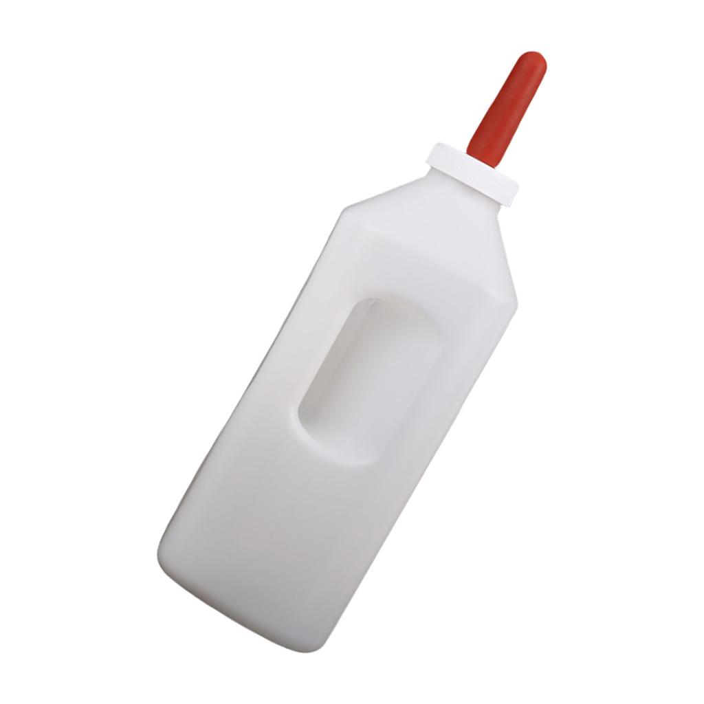 Бутылочка для кормления телят емкостью 1-5 л с ручкой и силиконовой соской для удобства кормления