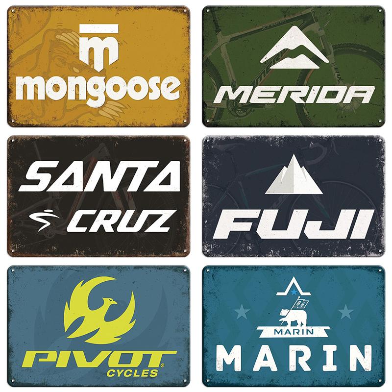 INEED Декор велосипедный бренд винтажный номерной знак металлический знак промышленный настенный постер для гаража человек пещерный велосипед магазин стены домашний декор