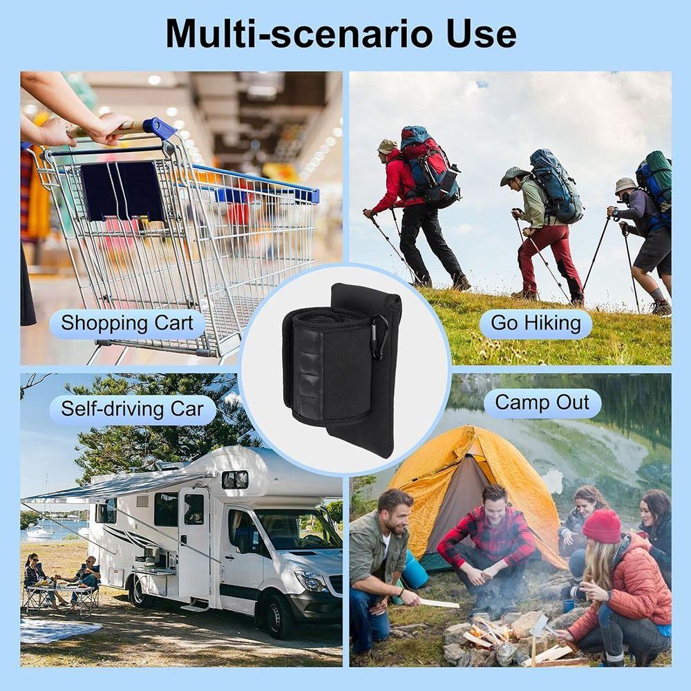 Universal Water Bottle Pockets Waterproof Magnetic Gym Bag Reusable Bottle Holder Bag