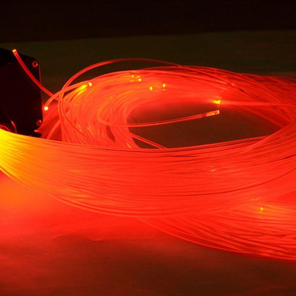 50мx0.75мм/1.0мм DIY украшения пластик PMMA светодиодный конец светящийся волоконно-оптический кабель