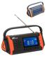 FIELDOOR Solar Emergency High Battery Smartphone USB LED SOS Earphone Emergency Digital Hand-Crank Radio, Multi-Function, Compact, Sensitivity,