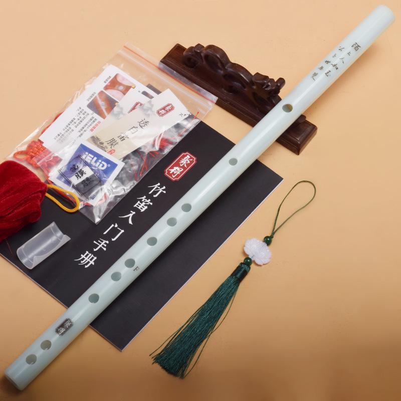 Профессиональная ударопрочная флейта из имитации нефрита, устойчивая к трещинам, для выступлений взрослых и студентов, тон F