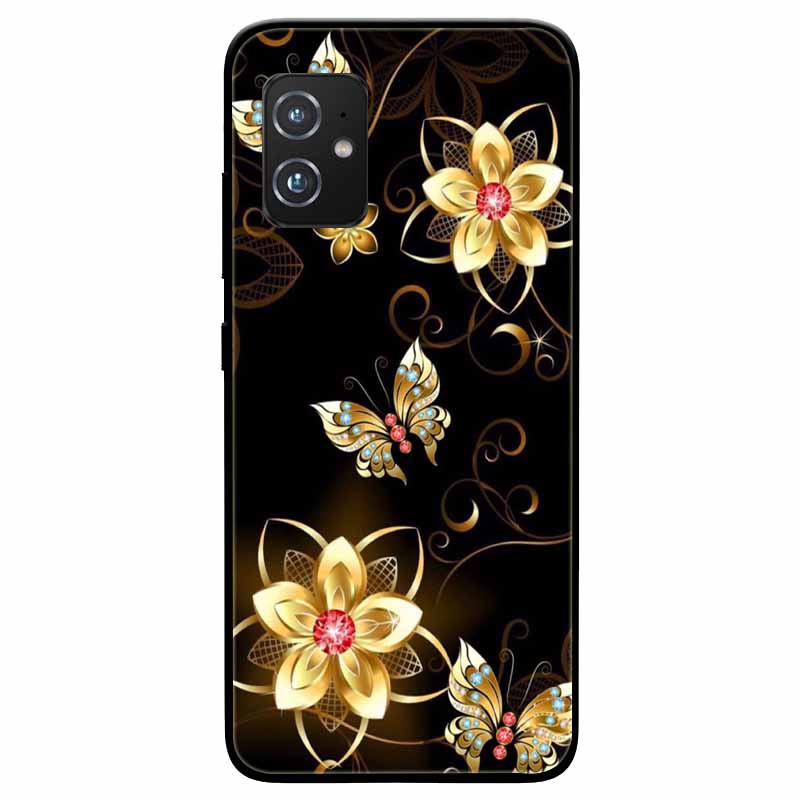 Черный силиконовый чехол для Asus Zenfone 8 ZS590KS Чехол Мягкая задняя крышка Coque для чехла телефона Asus Zenfone 8 ZS590KS Zenfone8 Funda
