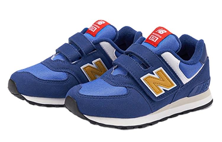 New Balance Abrasion Resistant Low top Kids' Running Shoes Blue Kids' PV574HBG