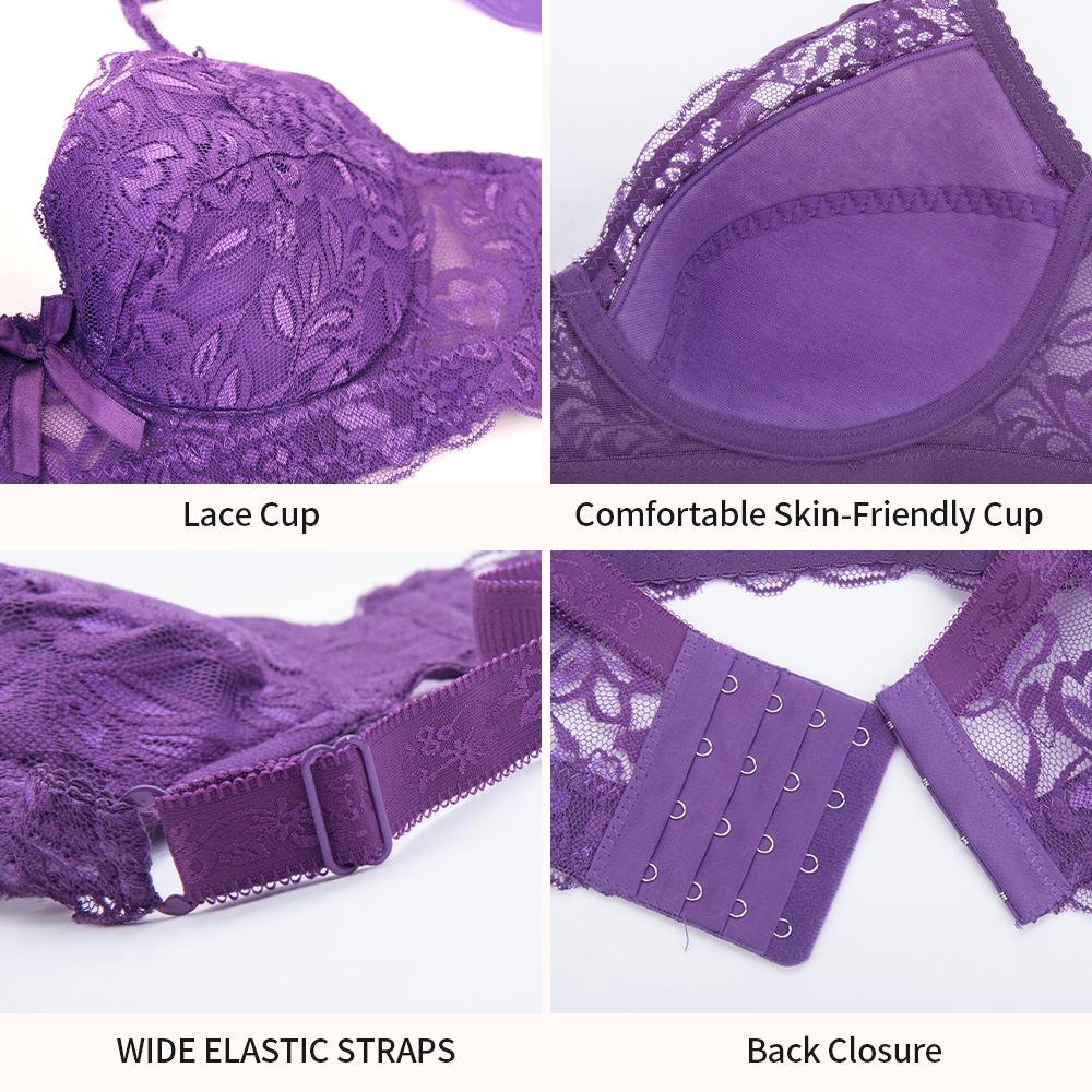 Женское нижнее белье, маленький бюстгальтер больших размеров, регулируемый кружевной бюстгальтер без косточек, женский бюстгальтер, нагрудник, BCD, кружевные бюстгальтеры большого размера