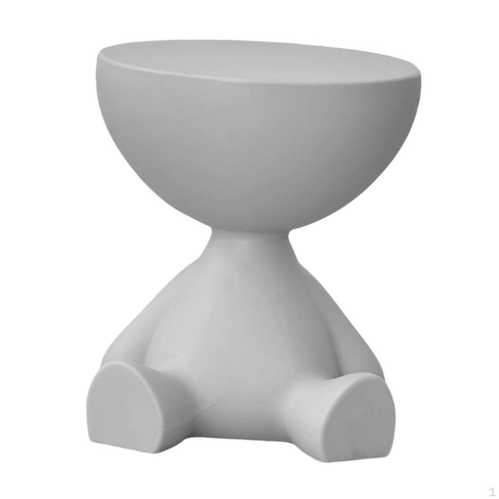 Compact Round Side Table for Indoor Use with Storage Ideal Bedroom And Balcony