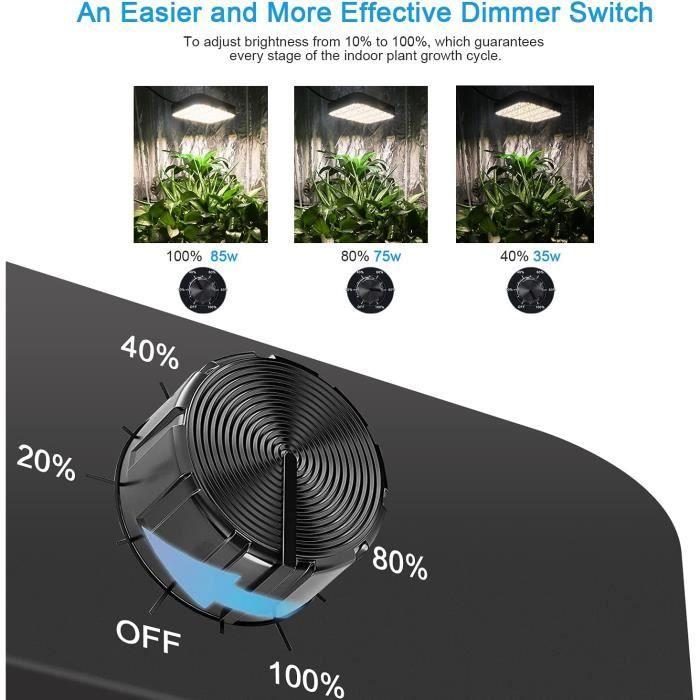 Лампа для выращивания - COKOLILA - 600 Вт - Полный спектр - Диммер - Высокая энергоэффективность