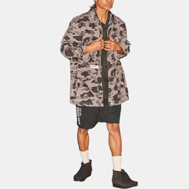 A BATHING APE Shirts Men's Lapel Moderate 0ZXSTM13103XG