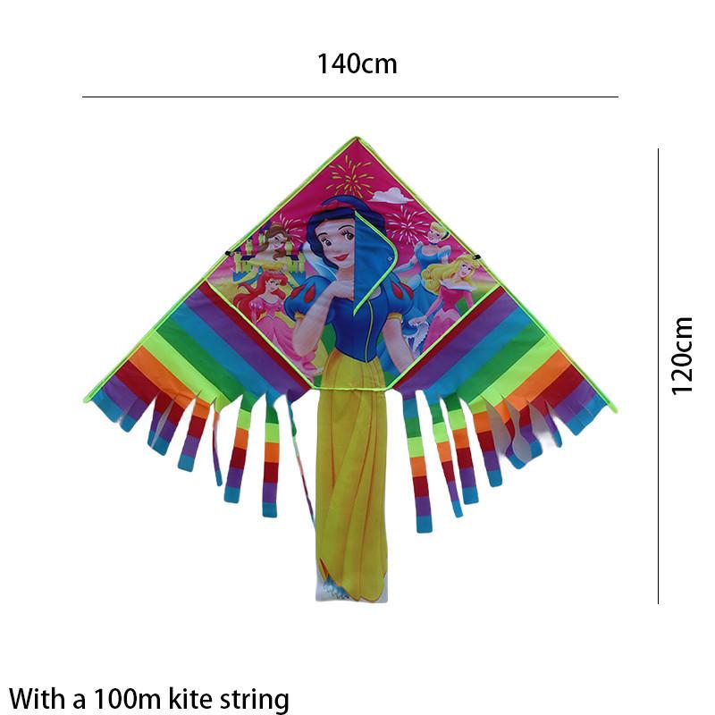 High-quality Grid Fabric Mechanical Assembly Rainbow Kite For Adults And Children