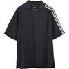 Y-3 Футболка Cut Line, черные топы унисекс JN4877