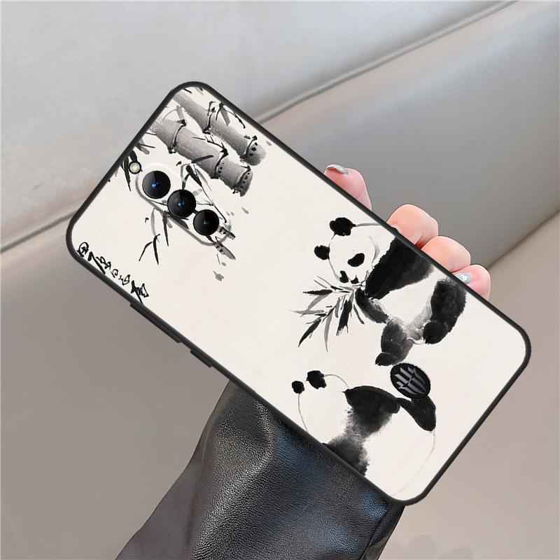 Китайский Чехол с Медведем Пандой Для ZTE Nubia Red Magic 6 7 6S 7S 8S 9S Pro 5G 6R RedMagic 10 Air 8 9 10 Pro Plus Чехол