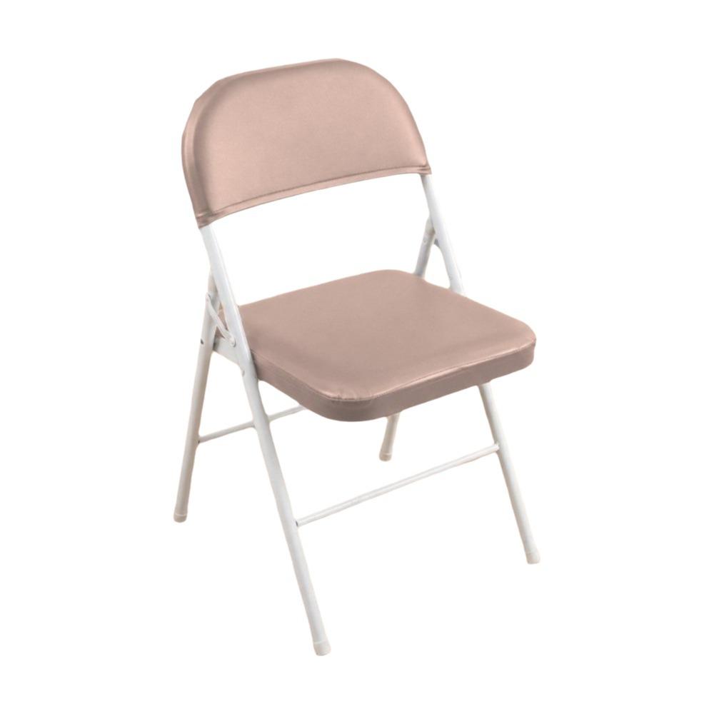 2PCS PU Leather Split Chair Cover Removable Seat and Back Cover Folding Chair Cover Outdoor Wedding